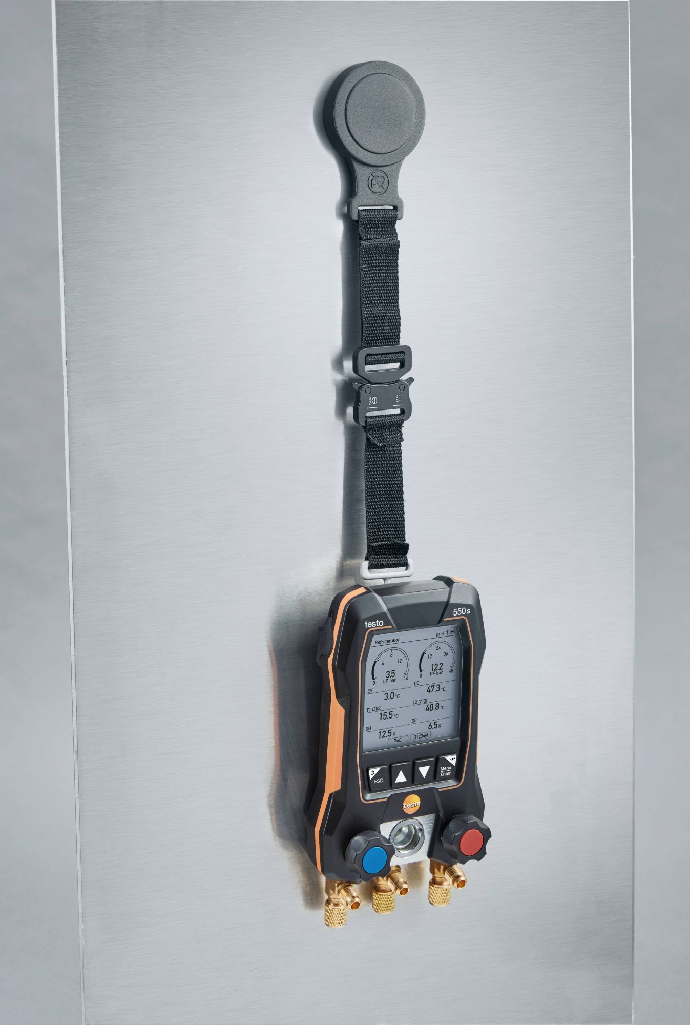Умный цифровой манометрический коллектор и зонды-зажимы температуры с фиксированным кабелем testo 550s Комплект 1 от ООО Промсоюз